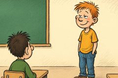 Läraren frågar Ola om han har gjort något dumt. Men svaret han får tillbaka får mig att skratta högt!