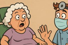 Den äldre damen kom in på tandläkarmottagningen. Men det som hände? Jag skrattar så jag skakar!